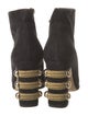 Dolce & Gabbana Suede Crystal Embellishments Boots