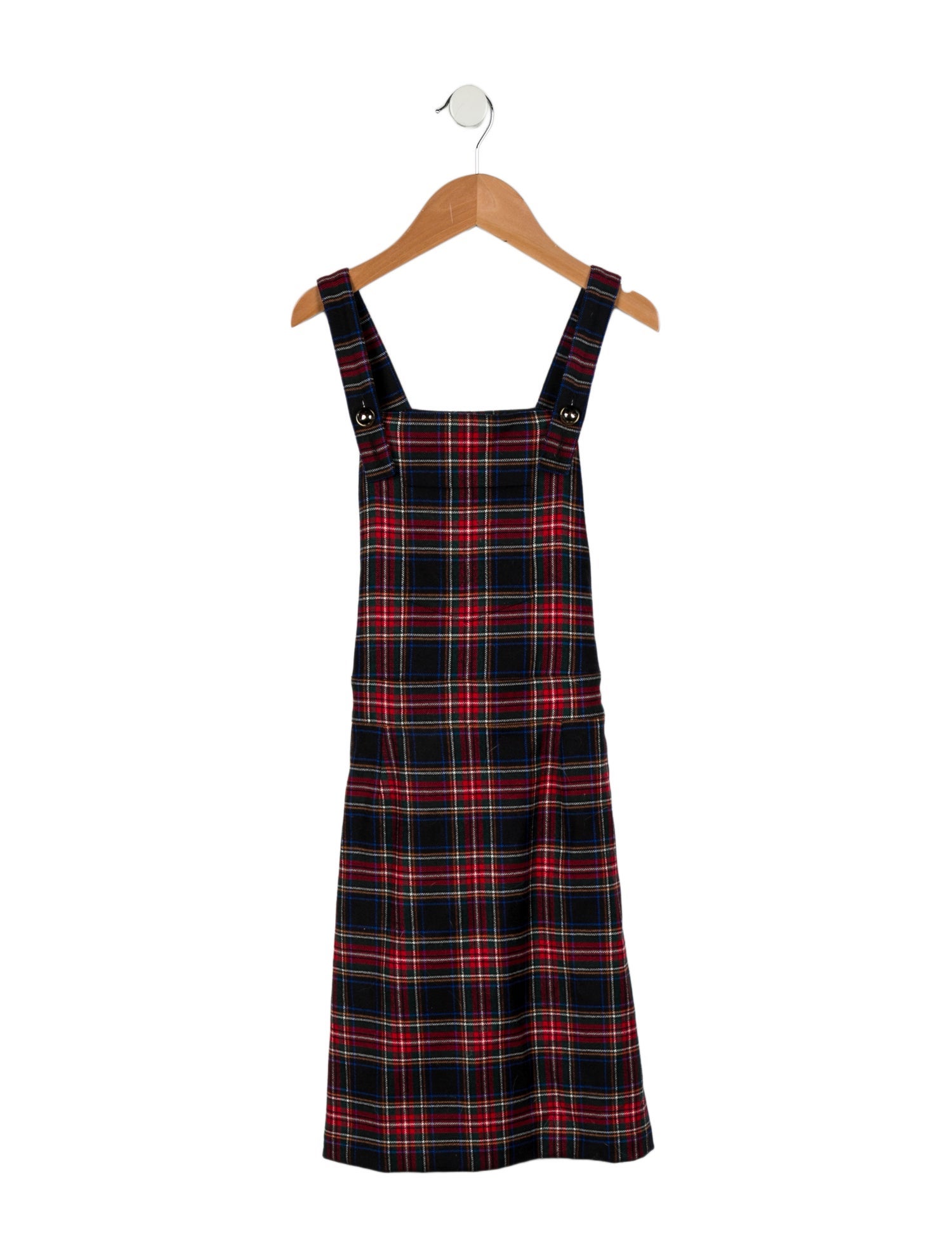 Dolce & Gabbana Girls' Plaid Sleeveless Dress