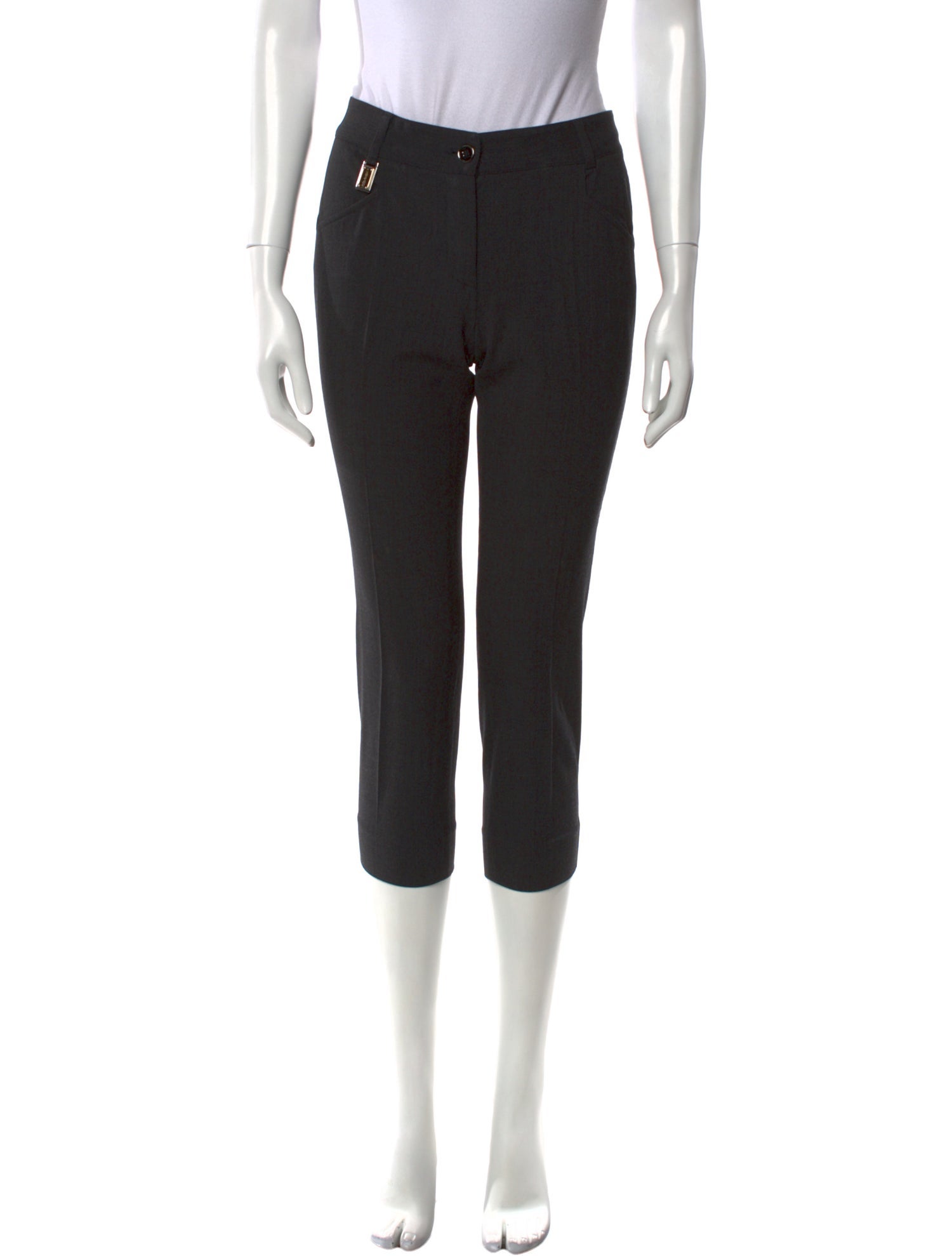 Dolce & Gabbana Virgin Wool Skinny Leg Pants