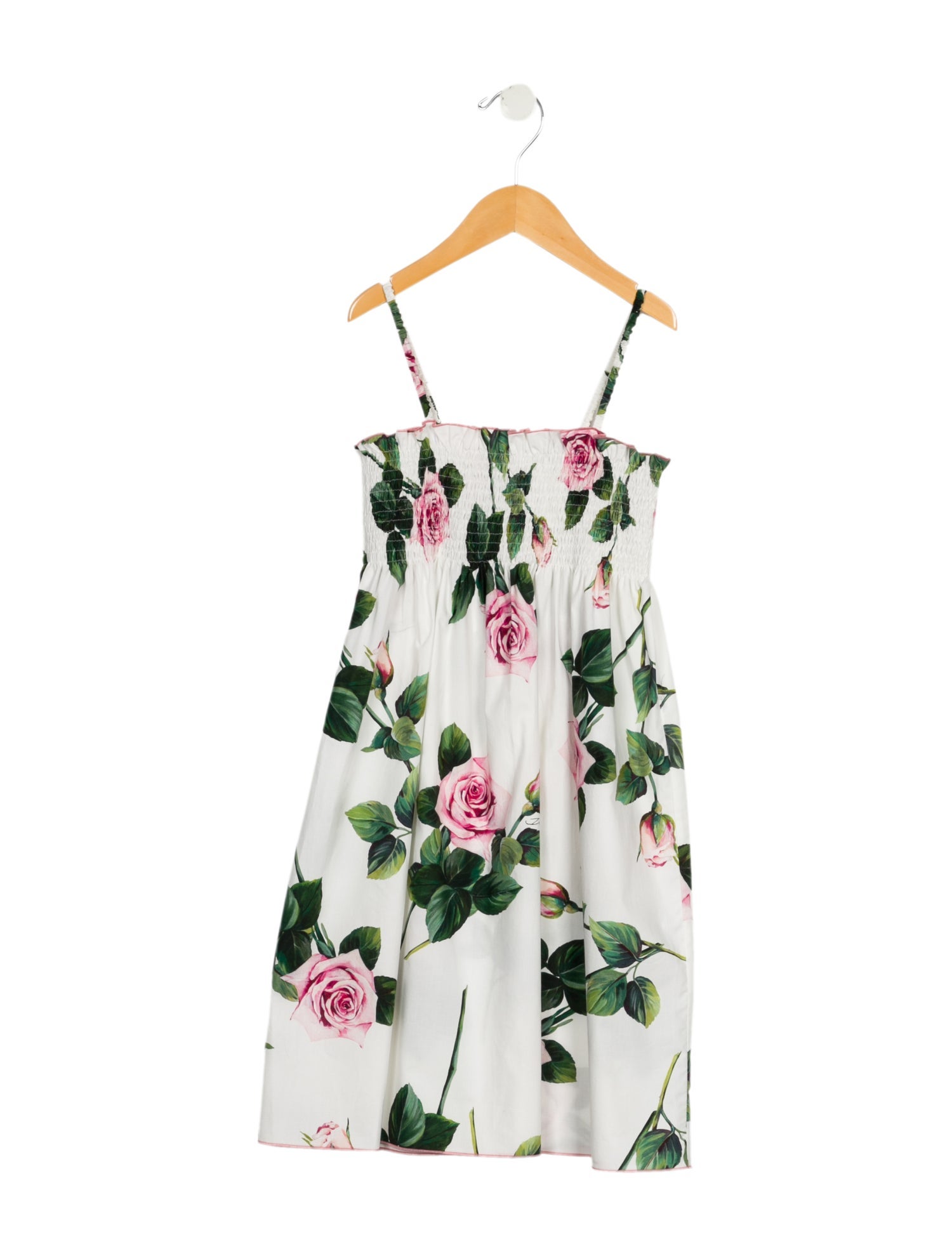 Dolce & Gabbana kid girls white and multicolored dress