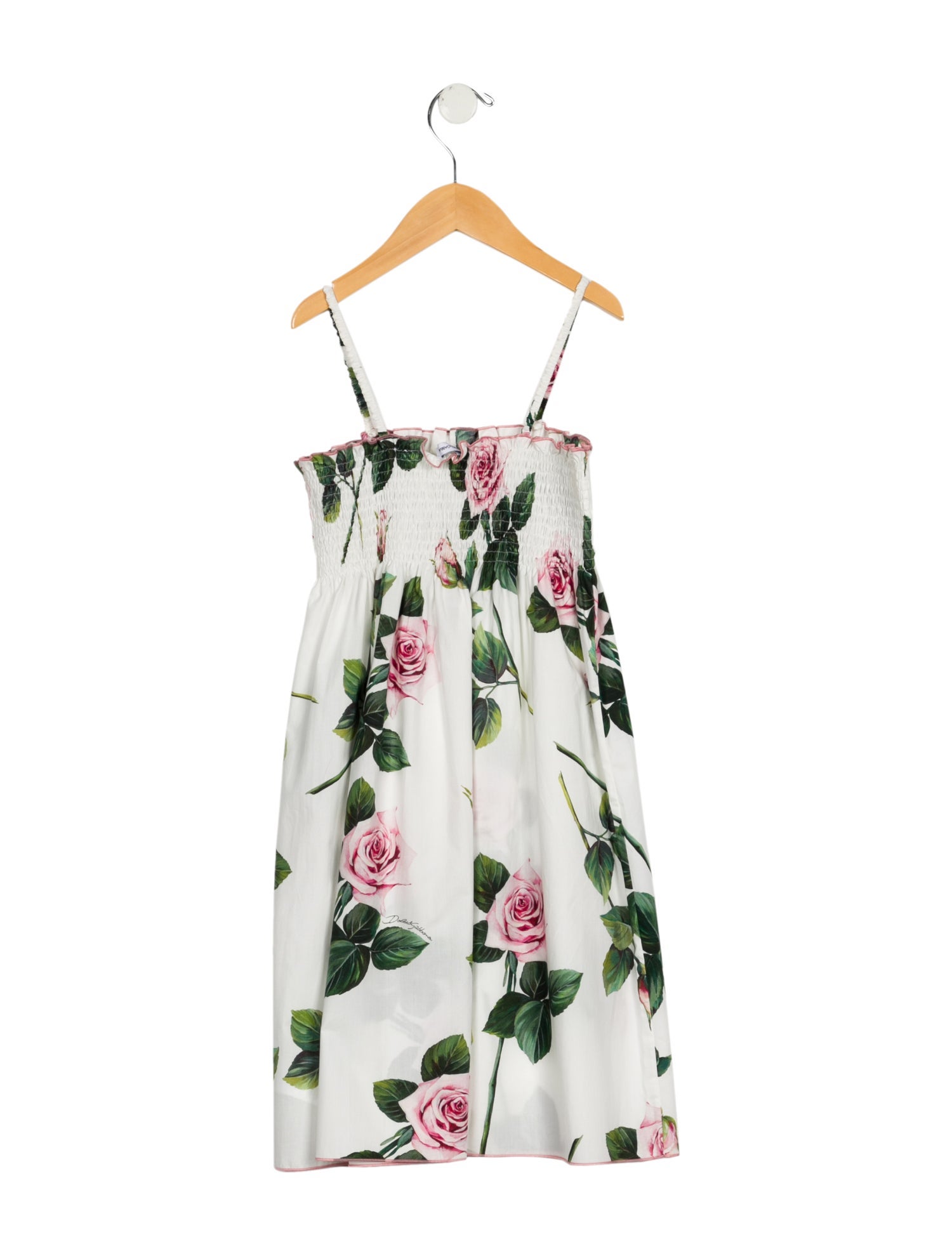 Dolce & Gabbana kid girls white and multicolored dress