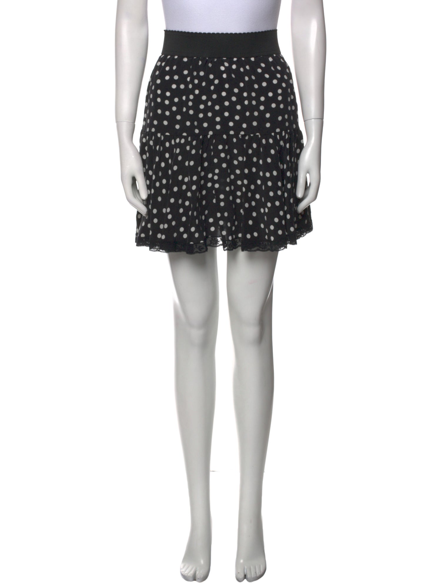 Dolce & Gabbana Silk Mini Skirt