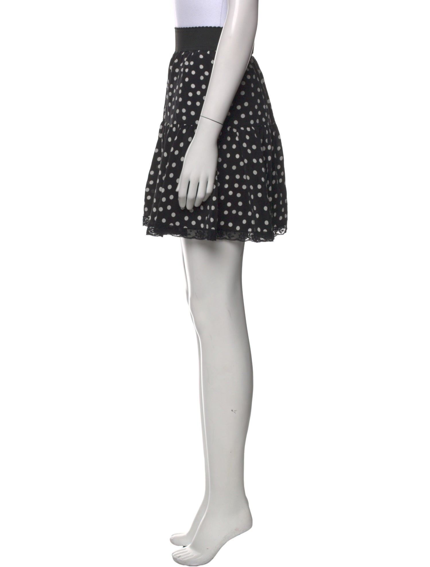 Dolce & Gabbana Silk Mini Skirt