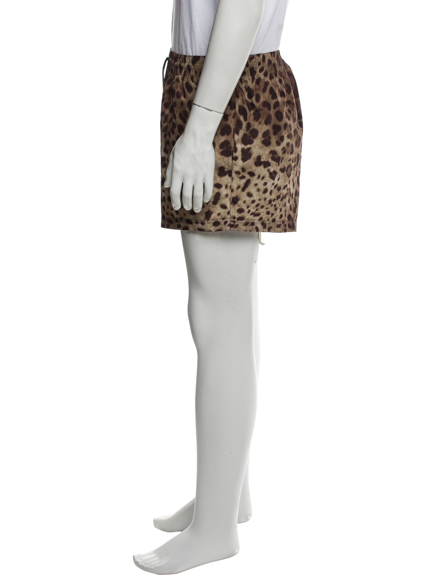 Dolce & Gabbana Animal Print Swim Trunks w/ Tags