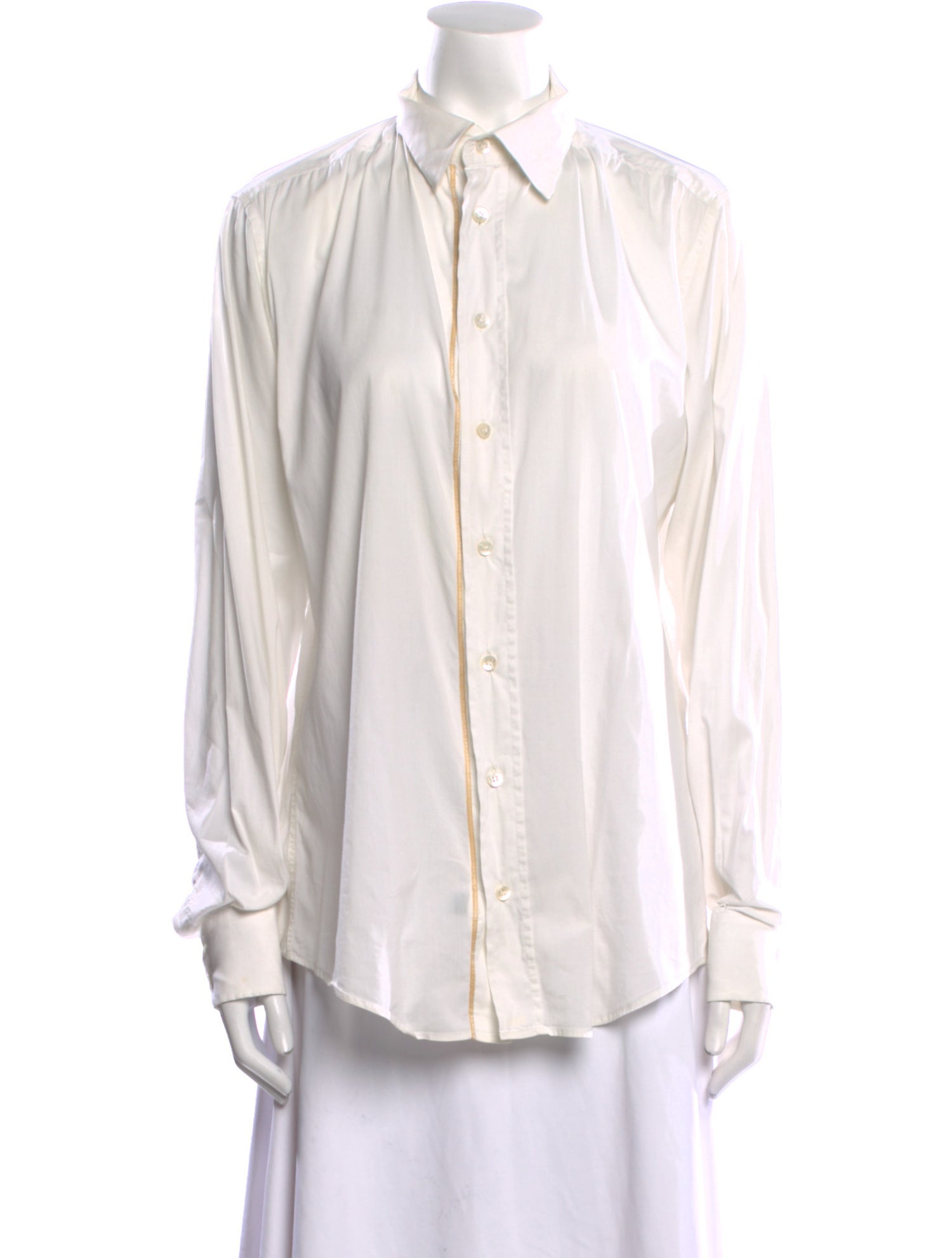 Dolce & Gabbana Long Sleeve Button-Up Top