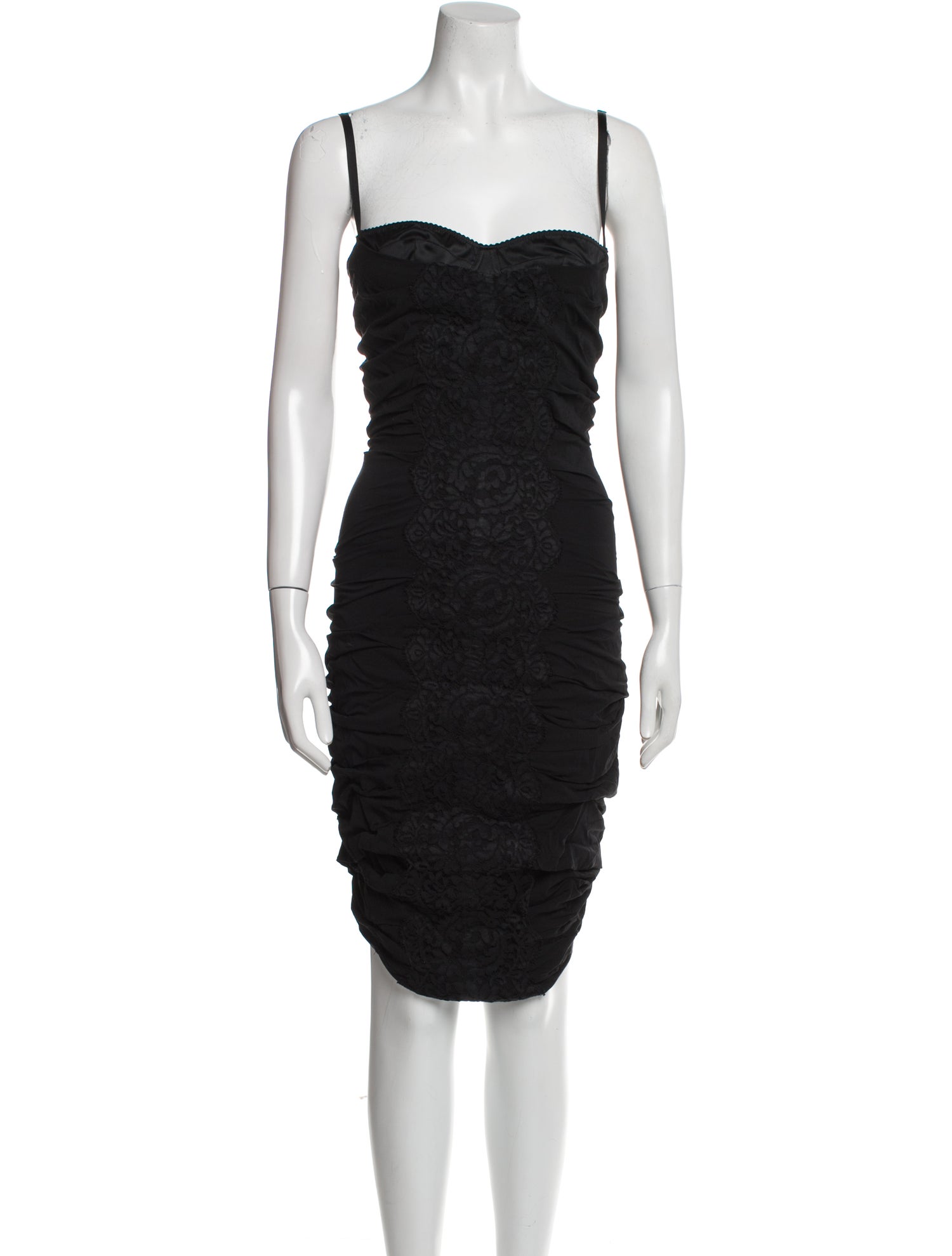 Dolce & Gabbana Silk Midi Length Dress