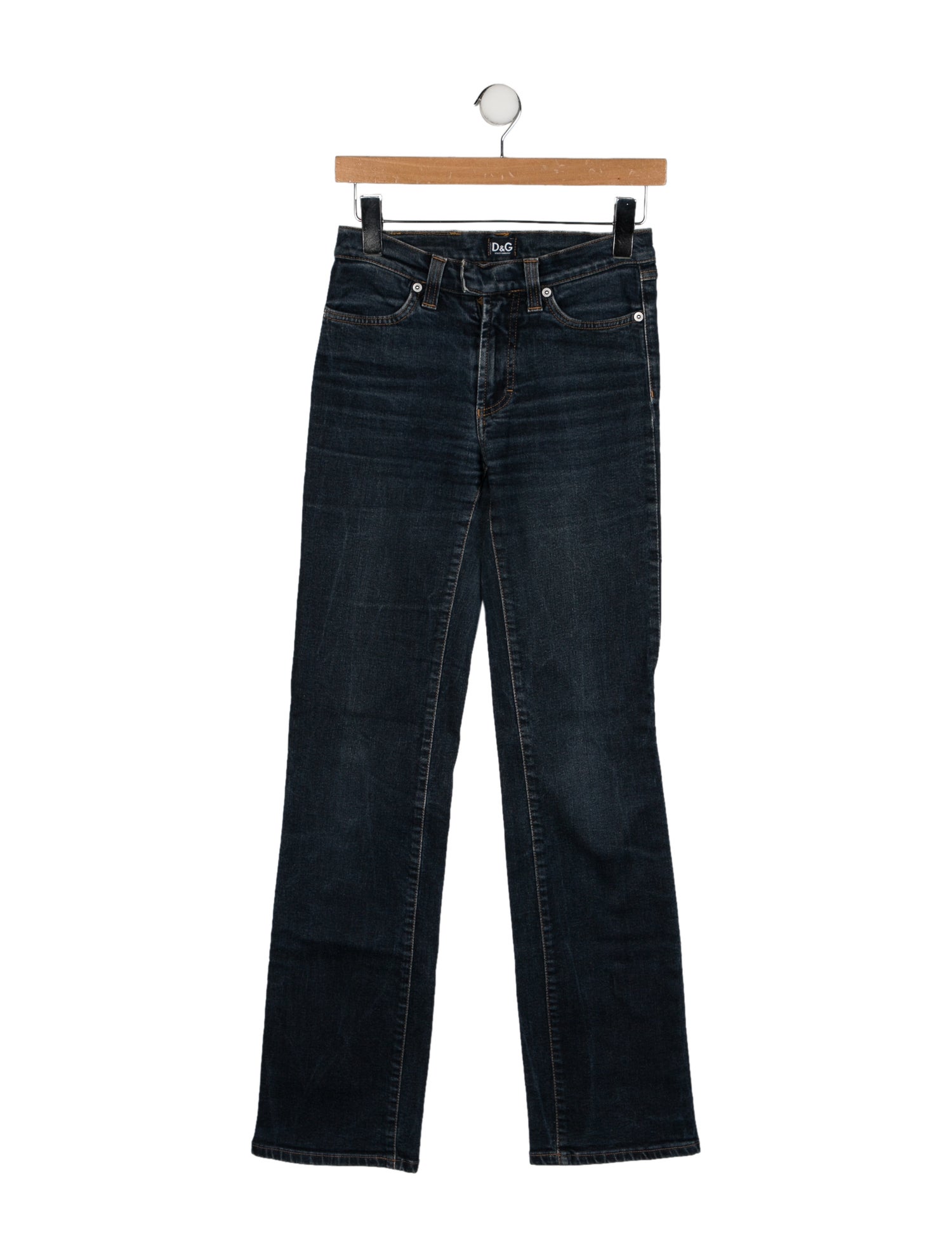 Dolce & Gabbana Mid-Rise Straight Leg Jeans