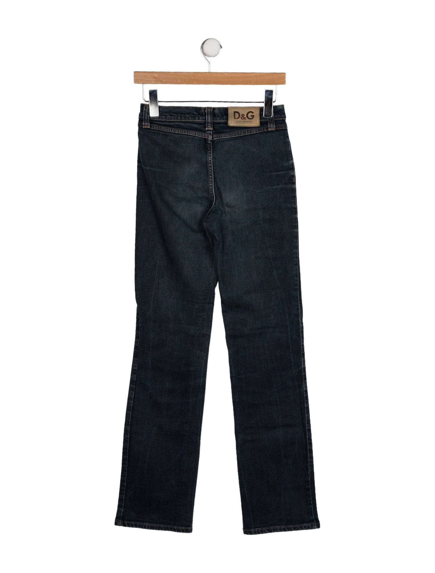Dolce & Gabbana Mid-Rise Straight Leg Jeans