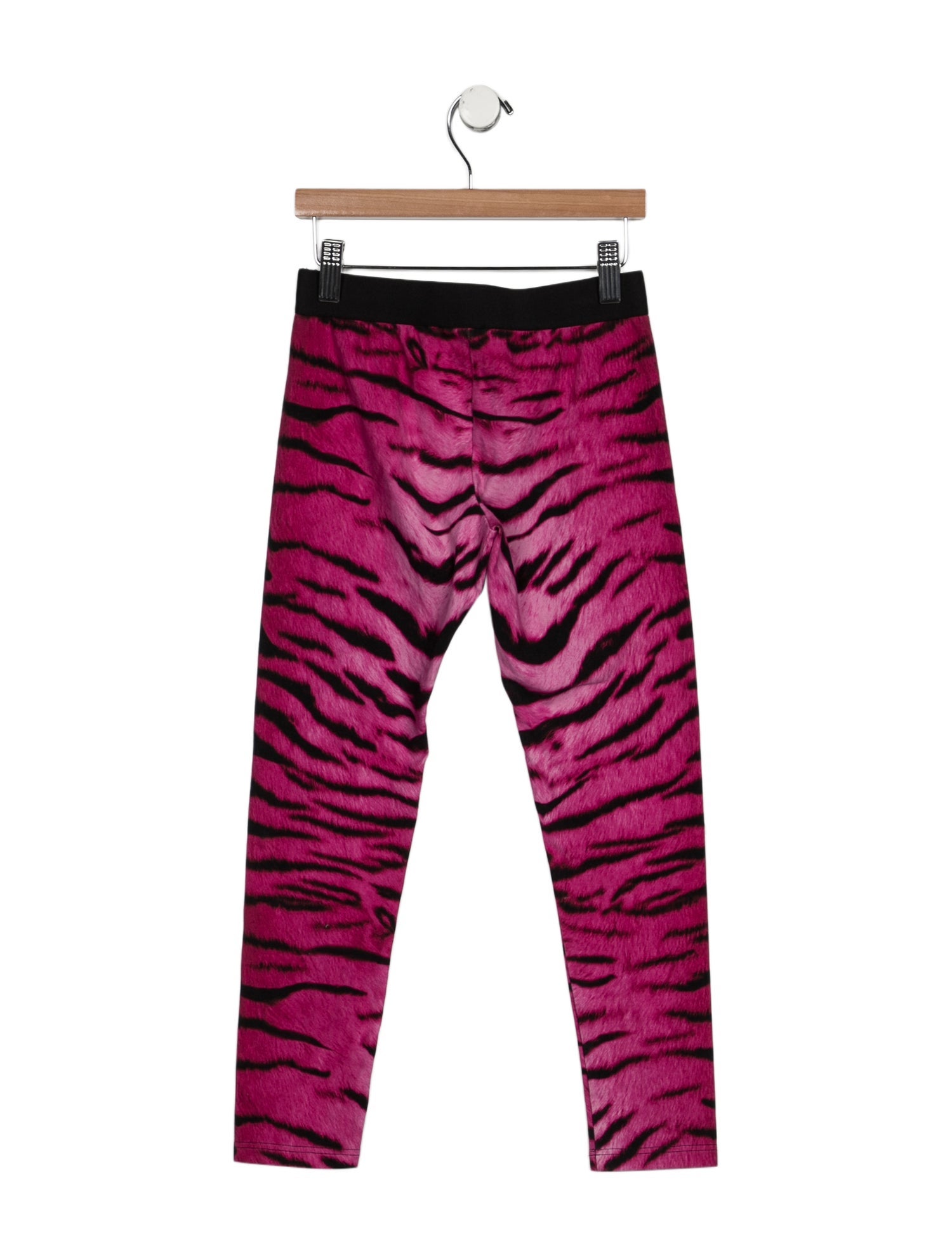 Dolce & Gabbana kid girls' pink animal print leggings