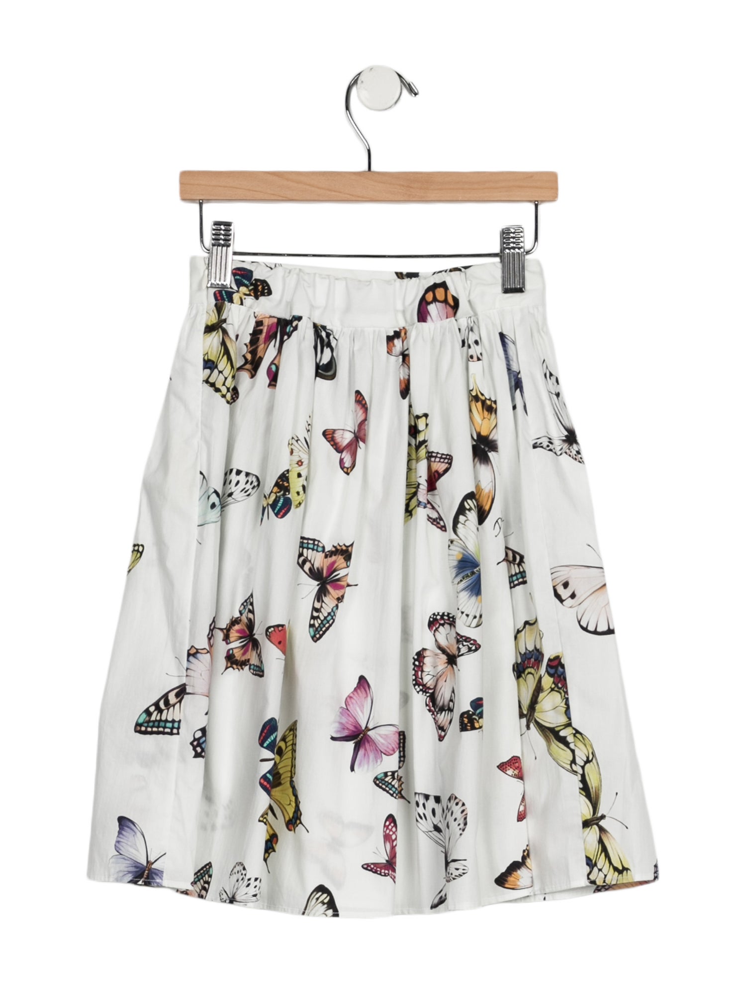 Dolce & Gabbana kid girls' white multicolored skirt