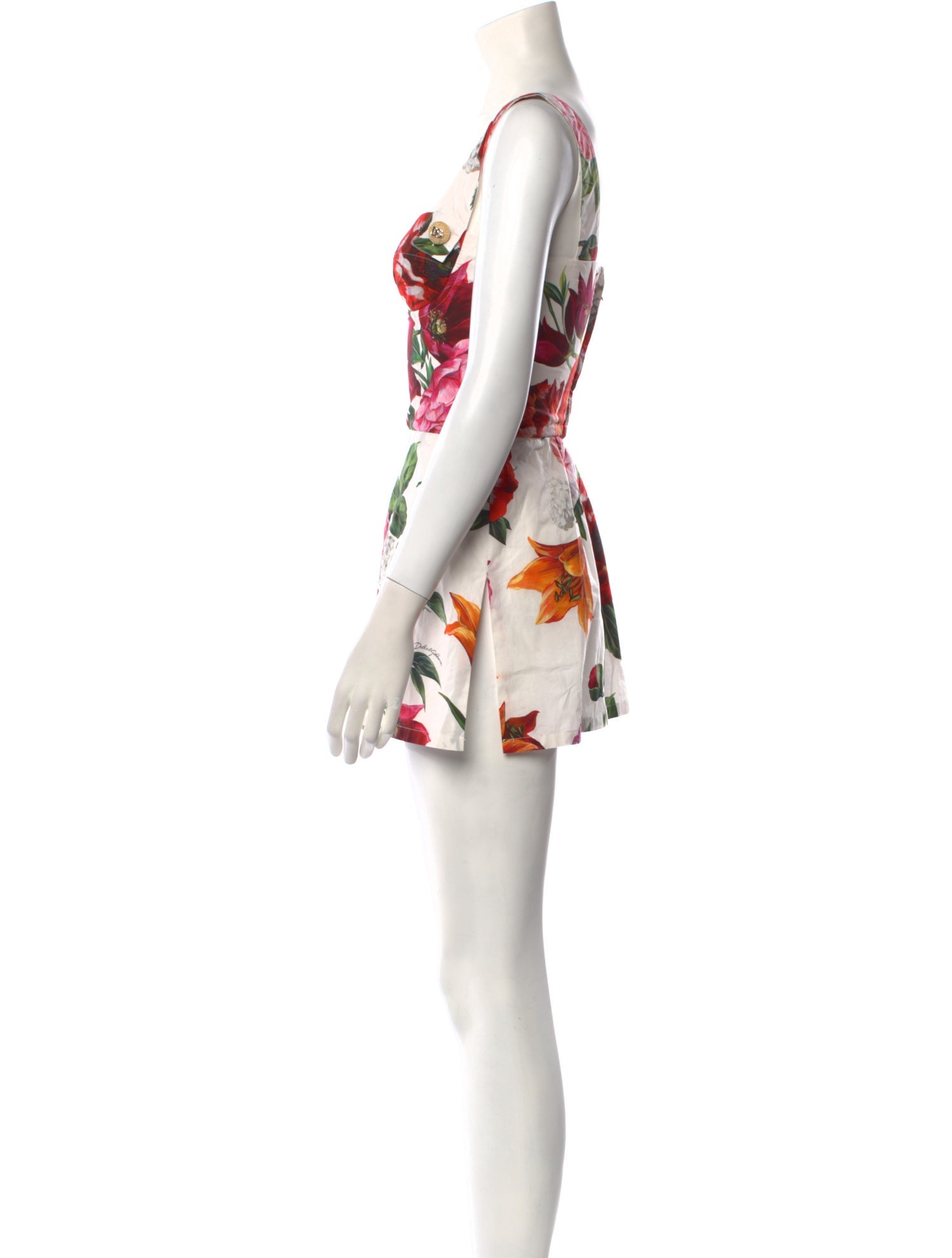 Dolce & Gabbana Floral Print Mini Dress