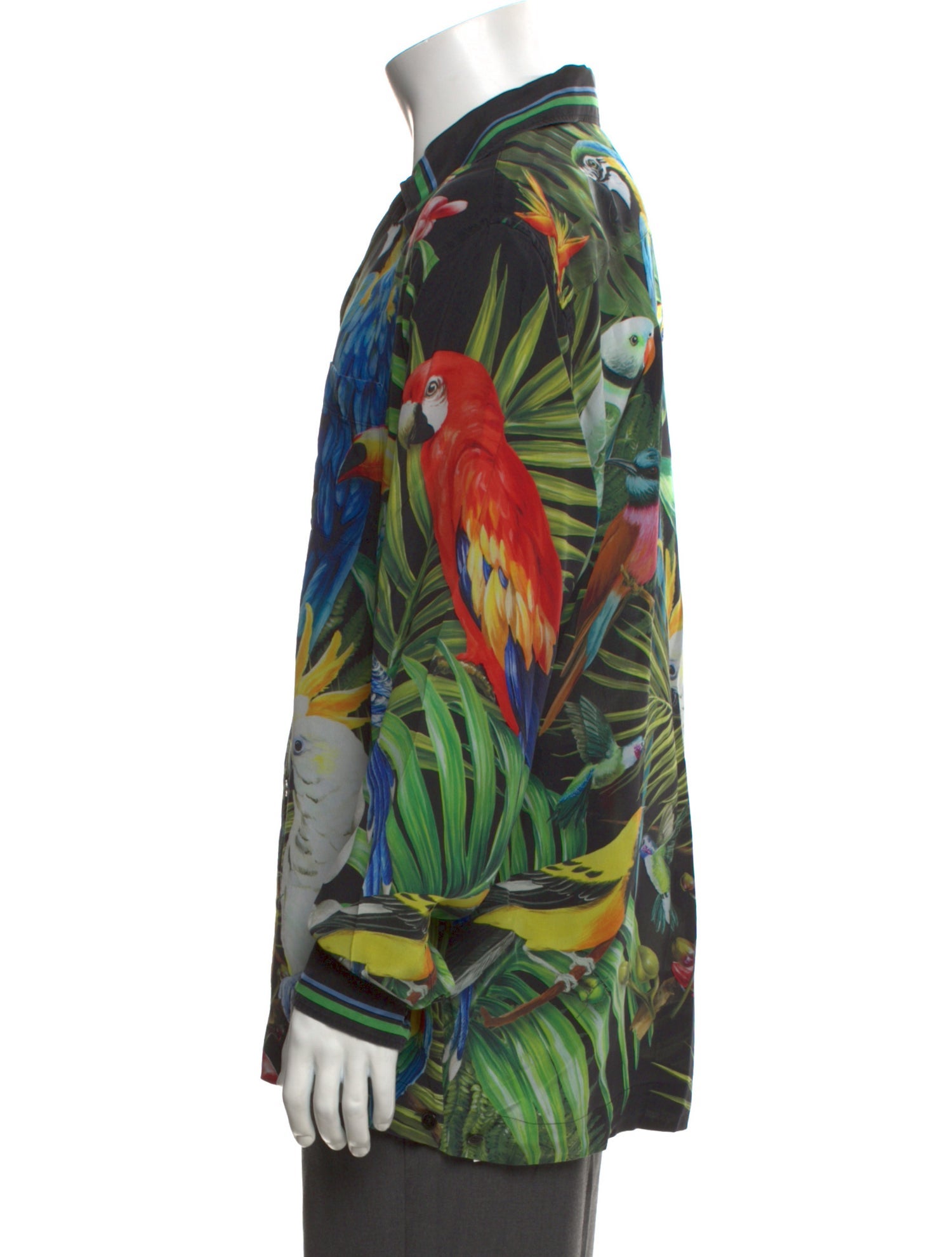 Dolce & Gabbana Silk Floral Print Shirt