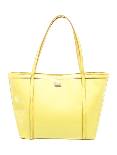 Dolce & Gabbana Patent Leather Top Handle Bag