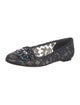 Dolce & Gabbana Lace Lace Pattern Ballet Flats