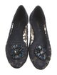 Dolce & Gabbana Lace Lace Pattern Ballet Flats