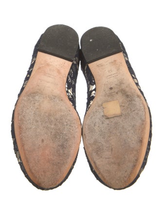 Dolce & Gabbana Lace Lace Pattern Ballet Flats