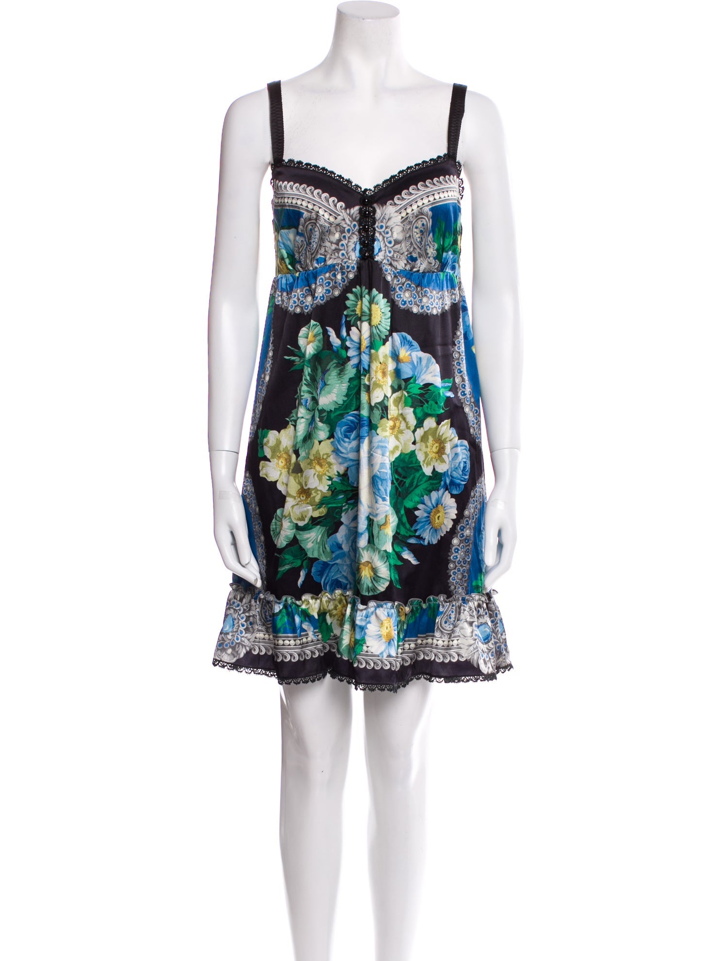 Dolce & Gabbana Silk Printed Dress