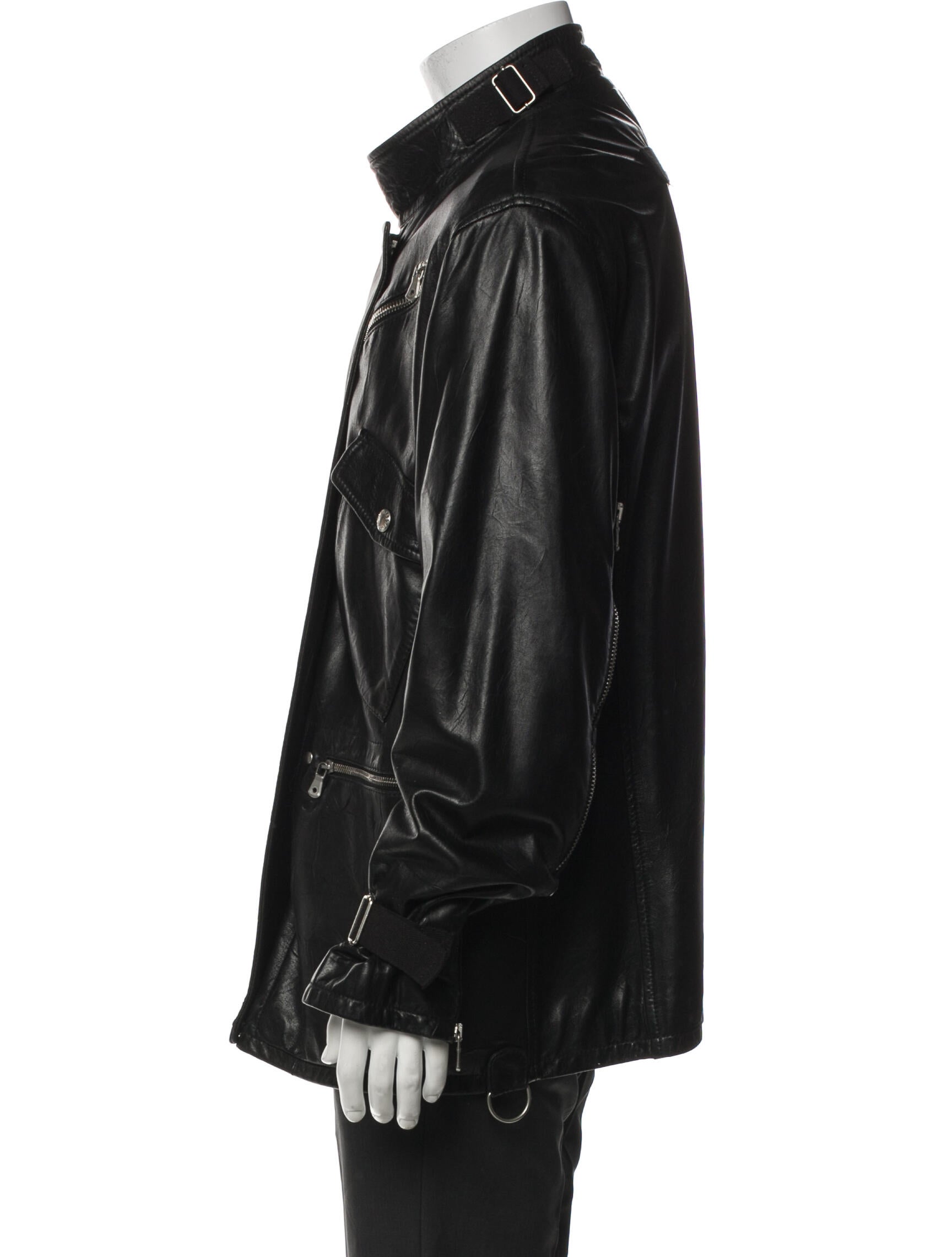 Dolce & Gabbana Leather Moto Jacket