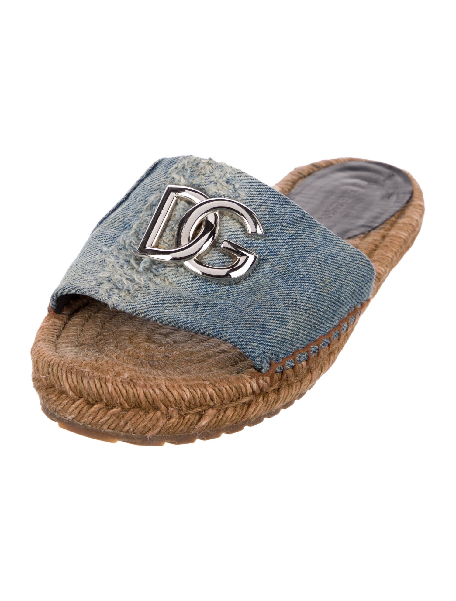 Dolce & Gabbana Denim Slides
