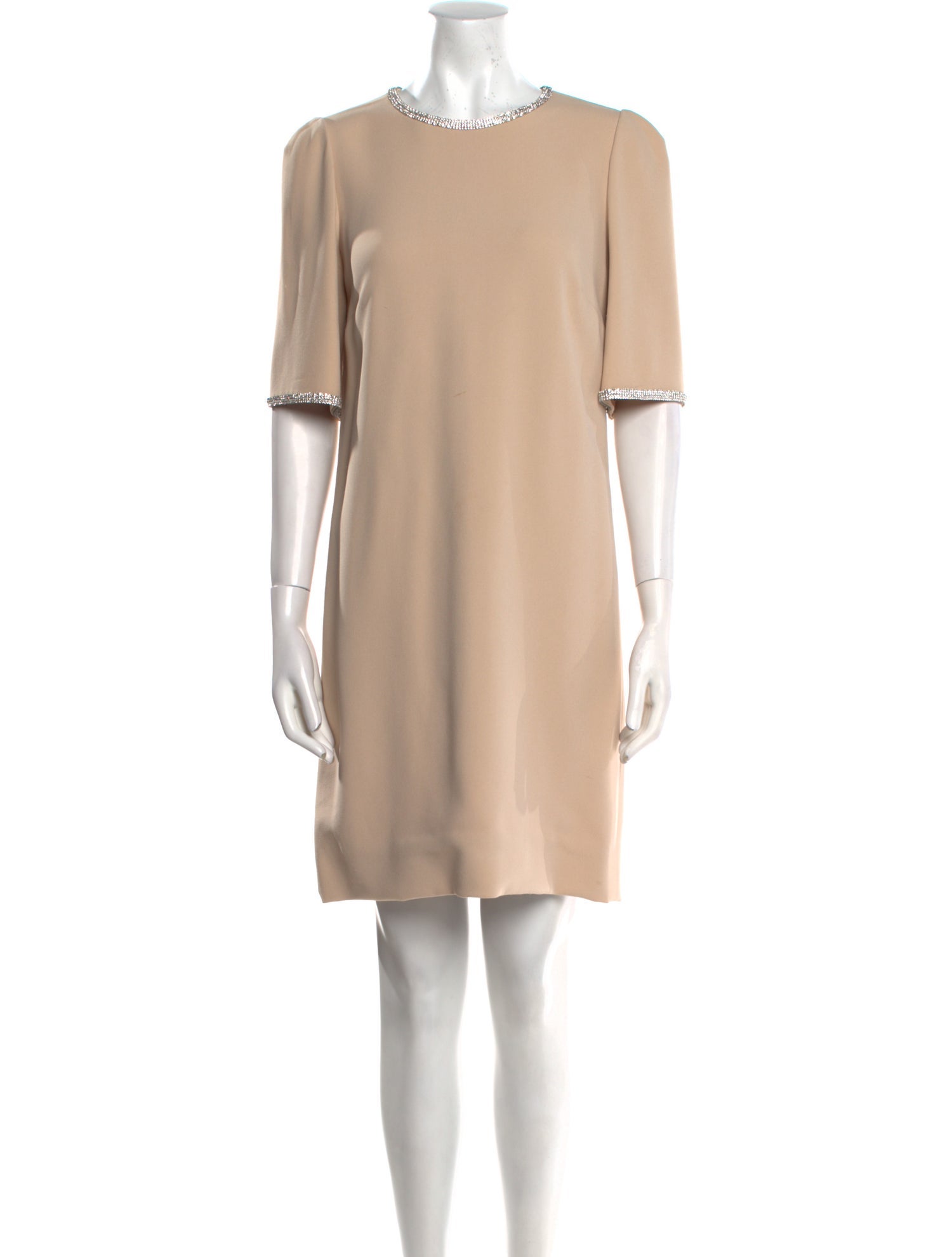 Dolce & Gabbana Crew Neck Mini Dress