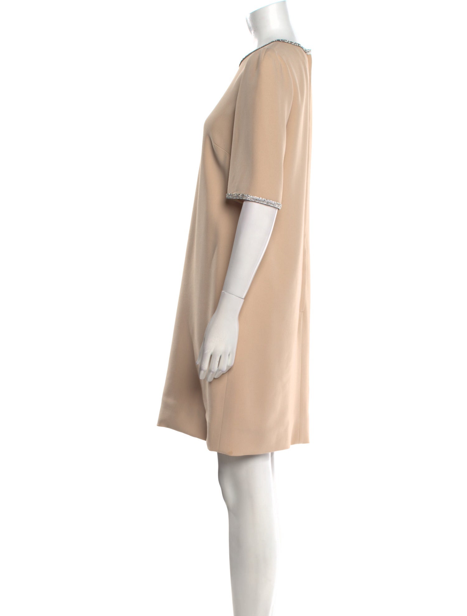 Dolce & Gabbana Crew Neck Mini Dress