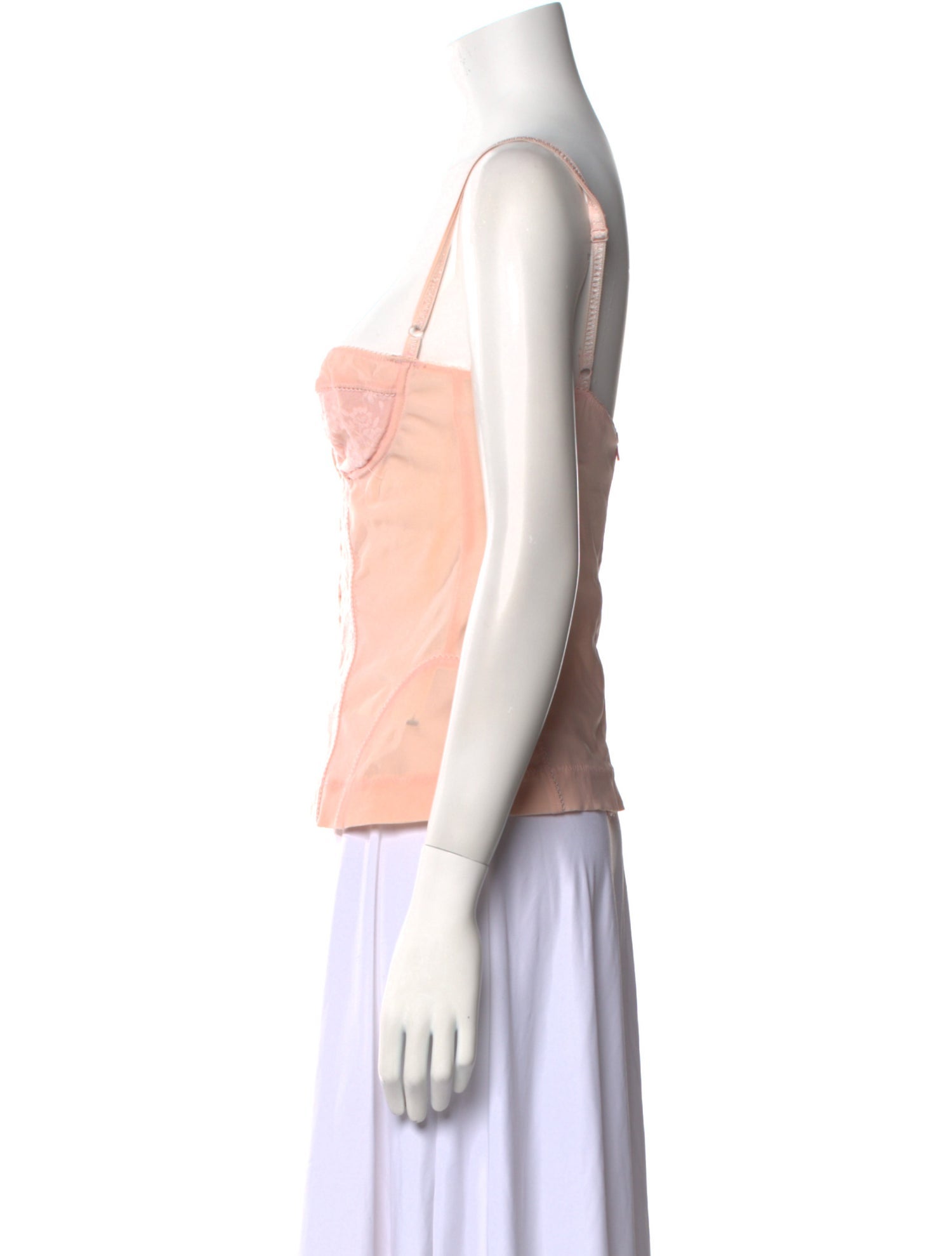 D&G Square Neckline Sleeveless Top