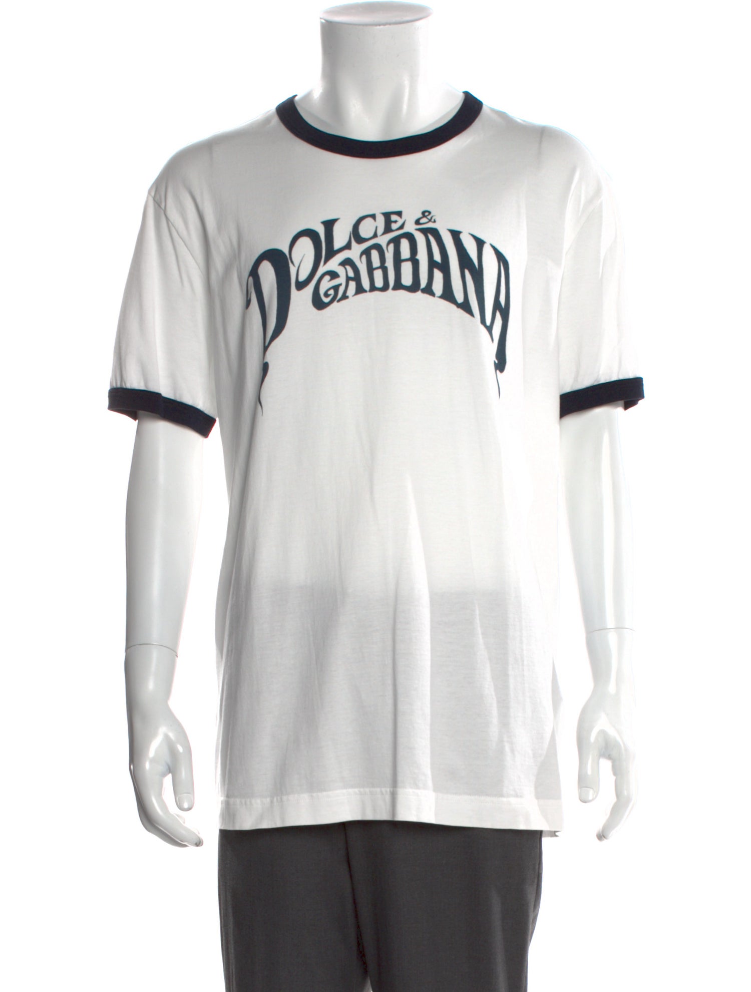 Dolce & Gabbana Graphic Print Crew Neck T-Shirt