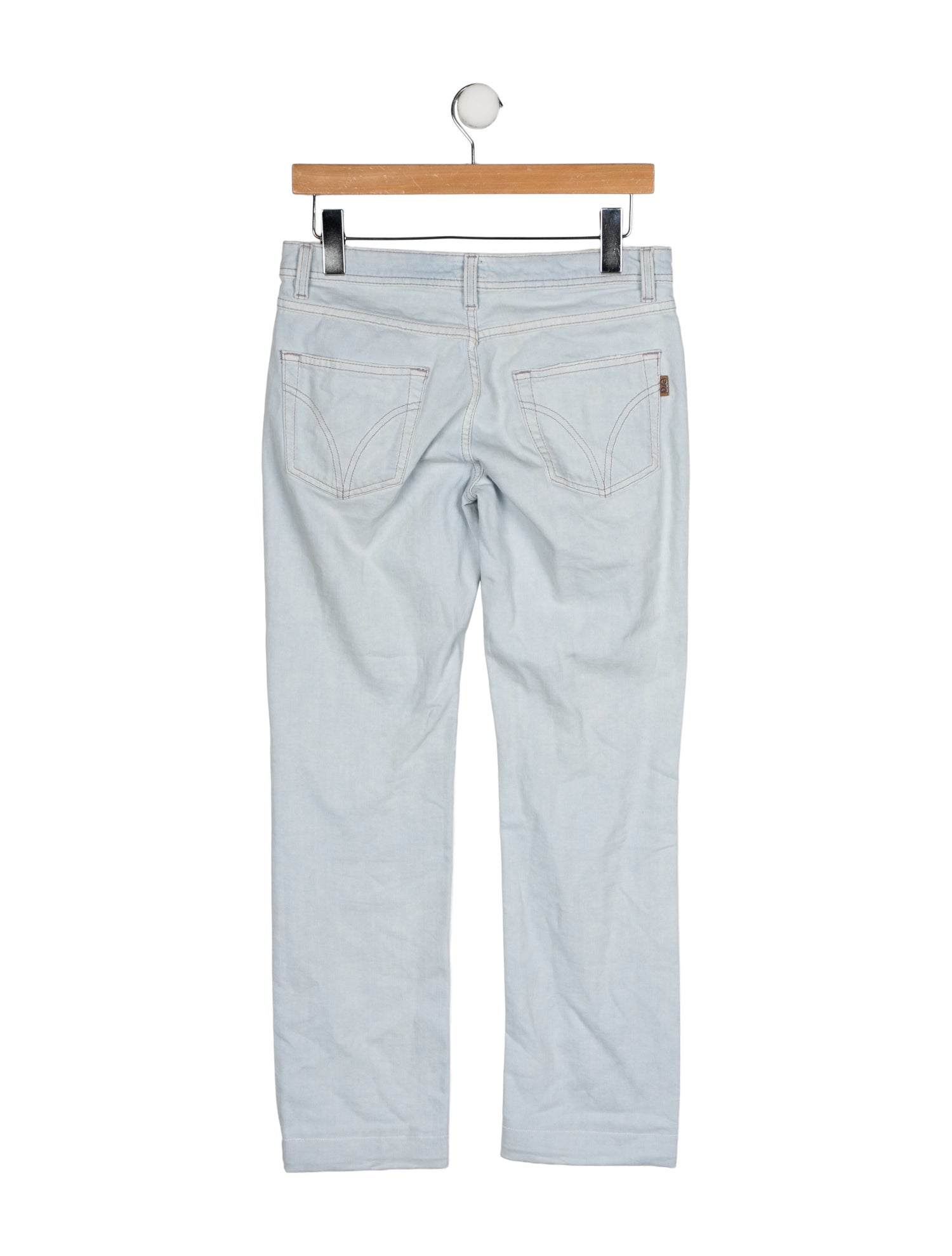 Dolce & Gabbana Mid-Rise Straight Leg Jeans