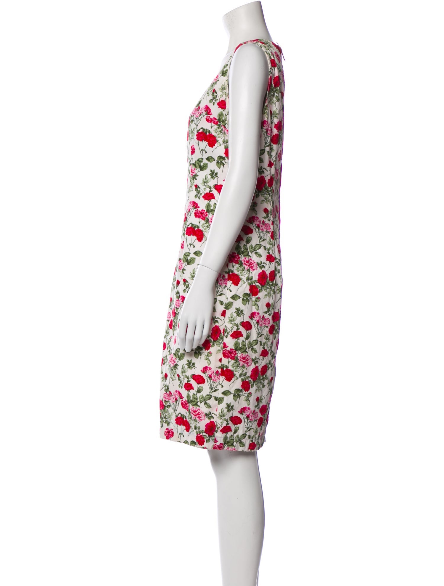 Dolce & Gabbana Floral Print Knee-Length Dress
