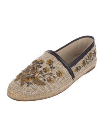 Dolce & Gabbana Patterned Sequin Embellishments Espadrilles