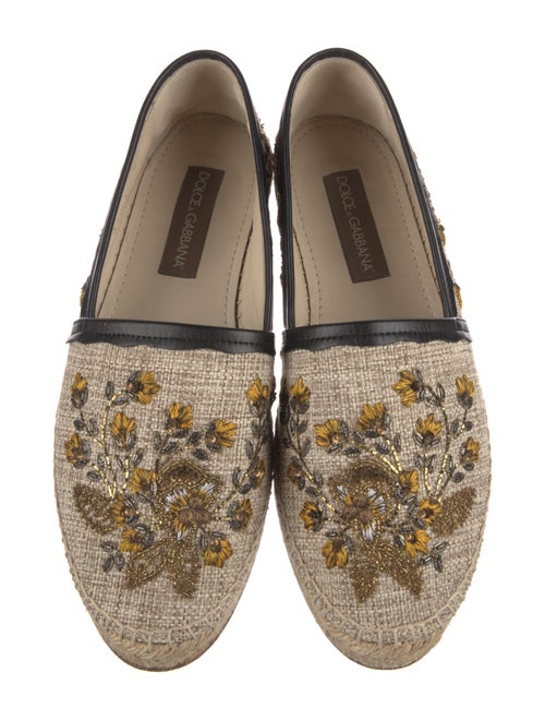 Dolce & Gabbana Patterned Sequin Embellishments Espadrilles