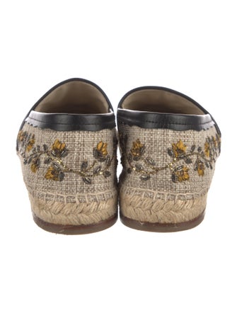 Dolce & Gabbana Patterned Sequin Embellishments Espadrilles