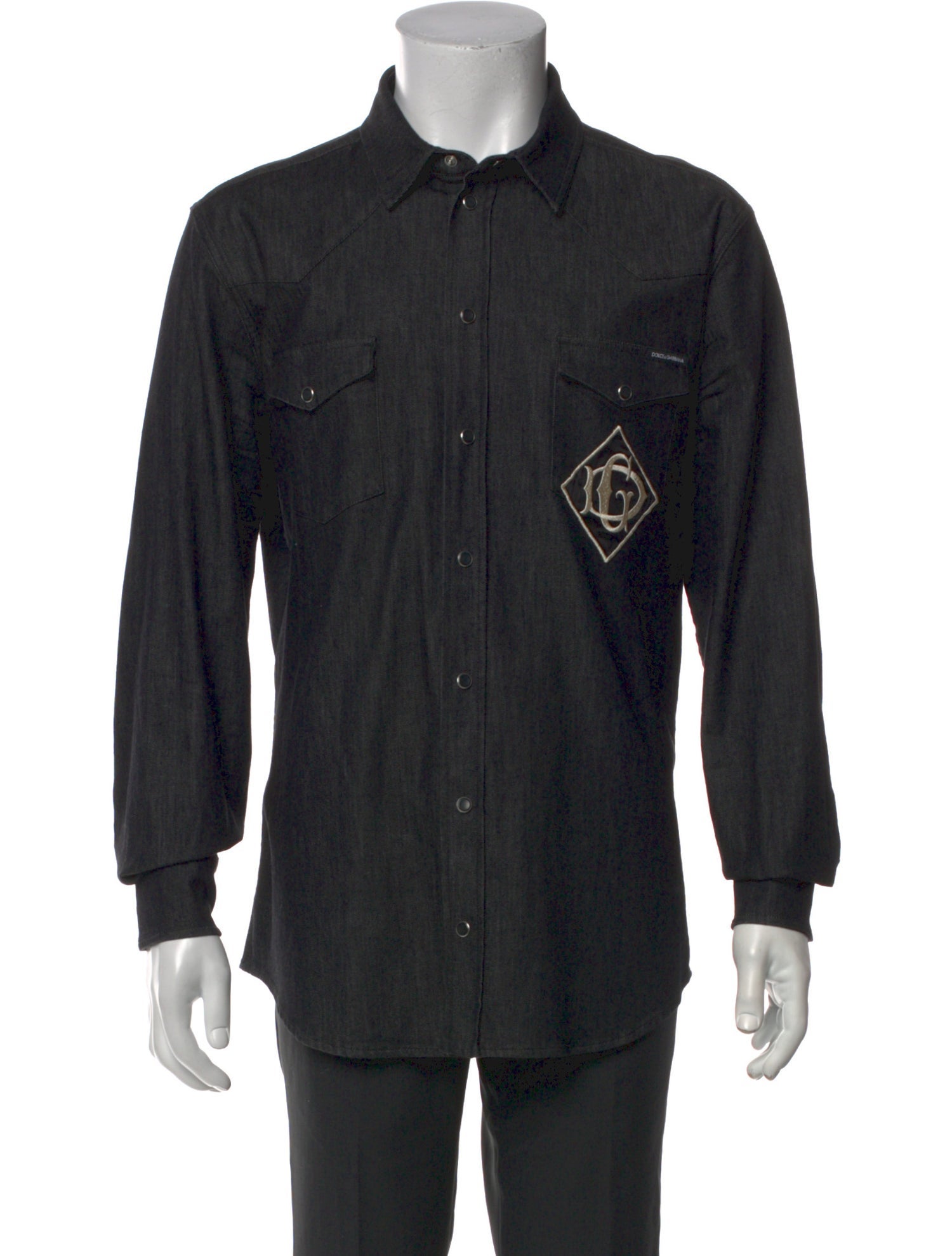 Dolce & Gabbana Long Sleeve Denim Shirt