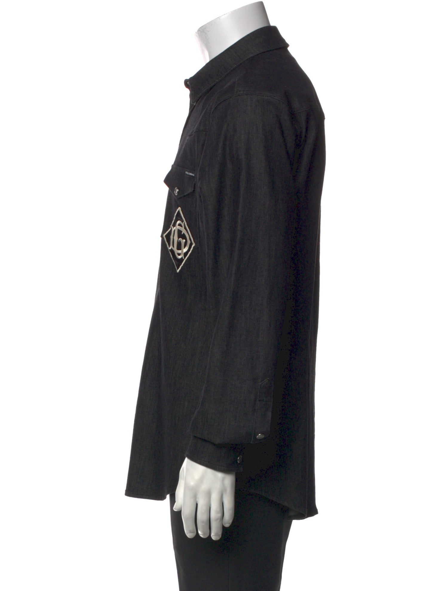 Dolce & Gabbana Long Sleeve Denim Shirt