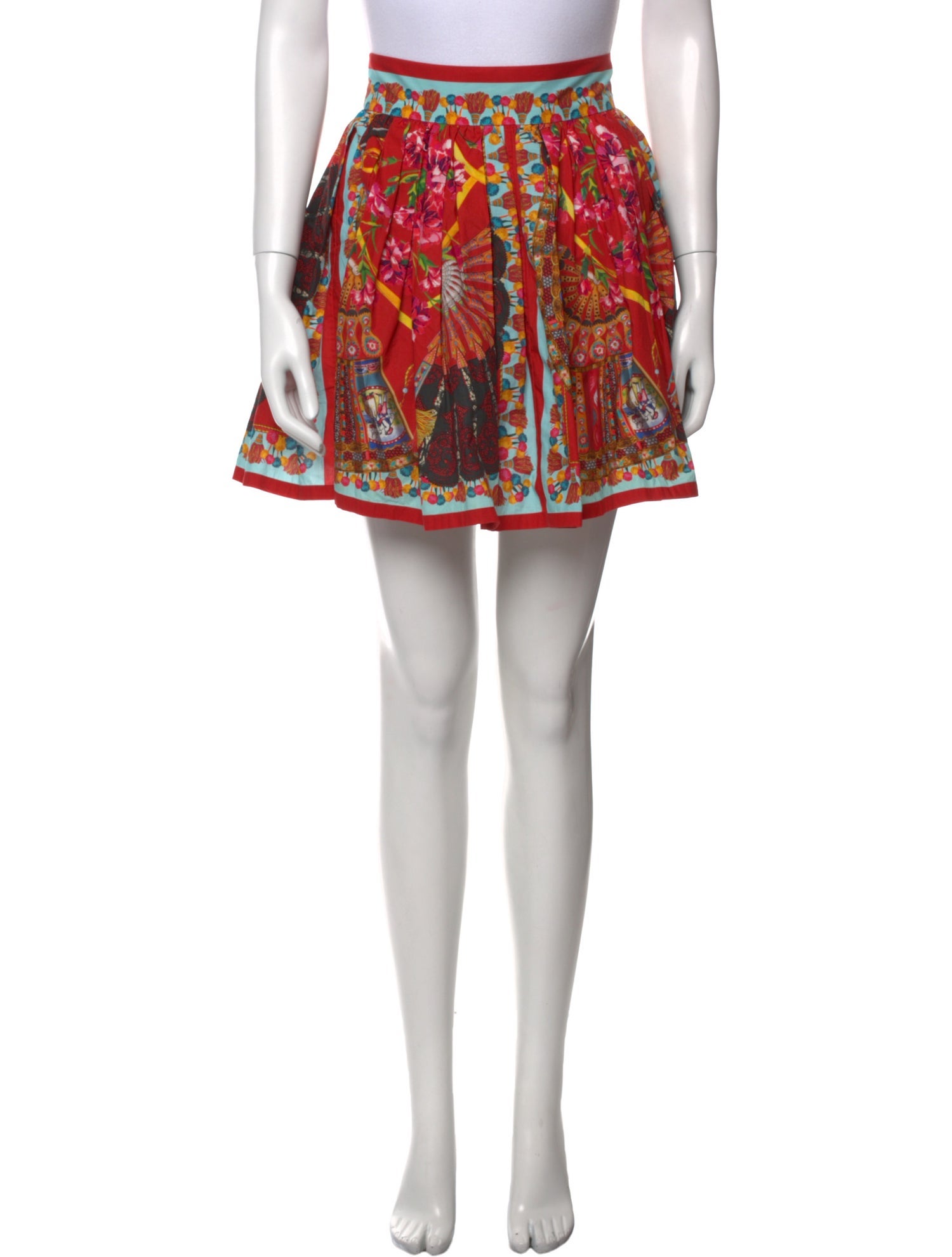 Dolce & Gabbana Floral Print Mini Skirt