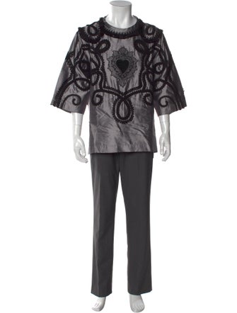 Dolce & Gabbana Silk Patterned T-Shirt