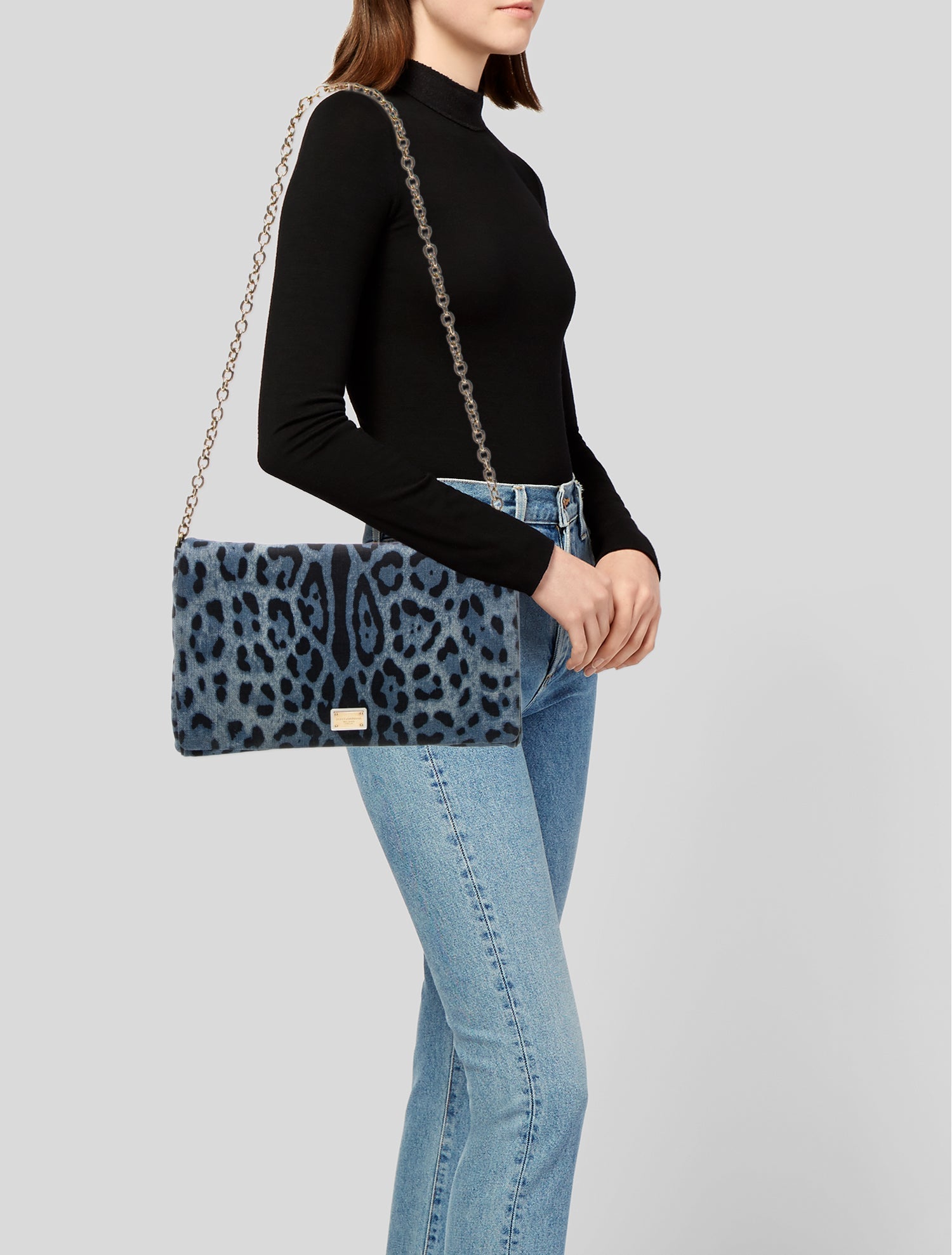 Dolce & Gabbana Denim Shoulder Bag