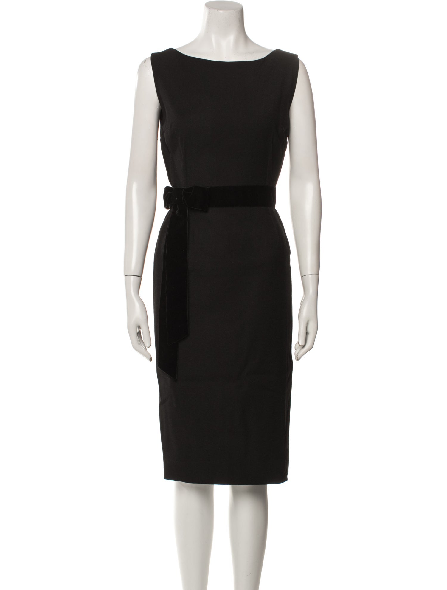 Dolce & Gabbana Virgin Wool Midi Length Dress