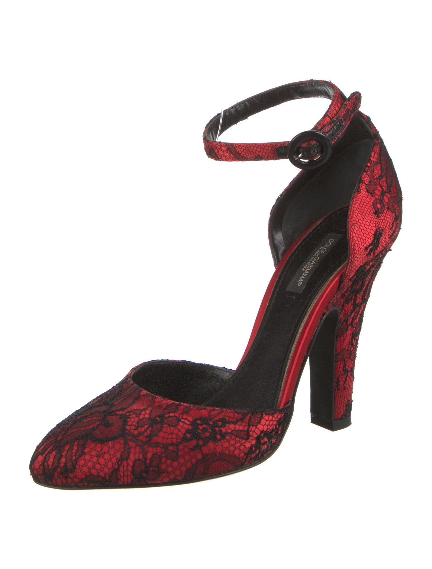 Dolce & Gabbana Lace Lace Pattern D'Orsay Pumps