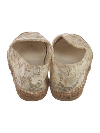 Dolce & Gabbana Lace Lace Pattern Espadrilles