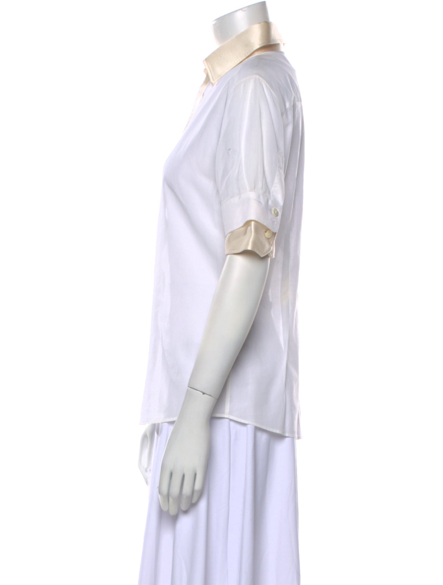 Dolce & Gabbana Short Sleeve Button-Up Top