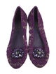 Dolce & Gabbana Lace Lace Pattern Flats