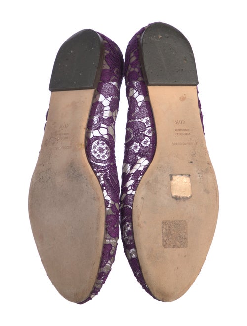 Dolce & Gabbana Lace Lace Pattern Flats