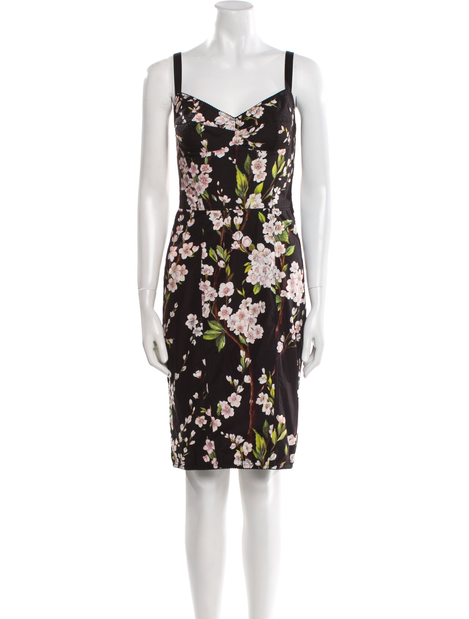 Dolce & Gabbana Floral Print Knee-Length Dress