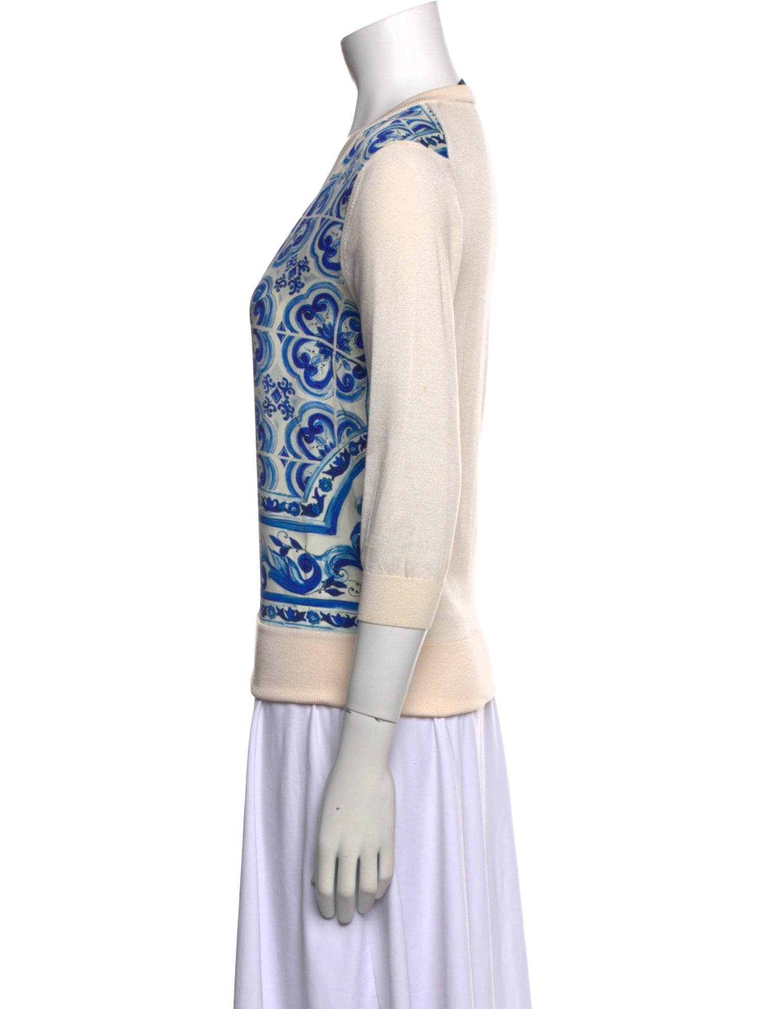 Dolce & Gabbana Silk Printed Top