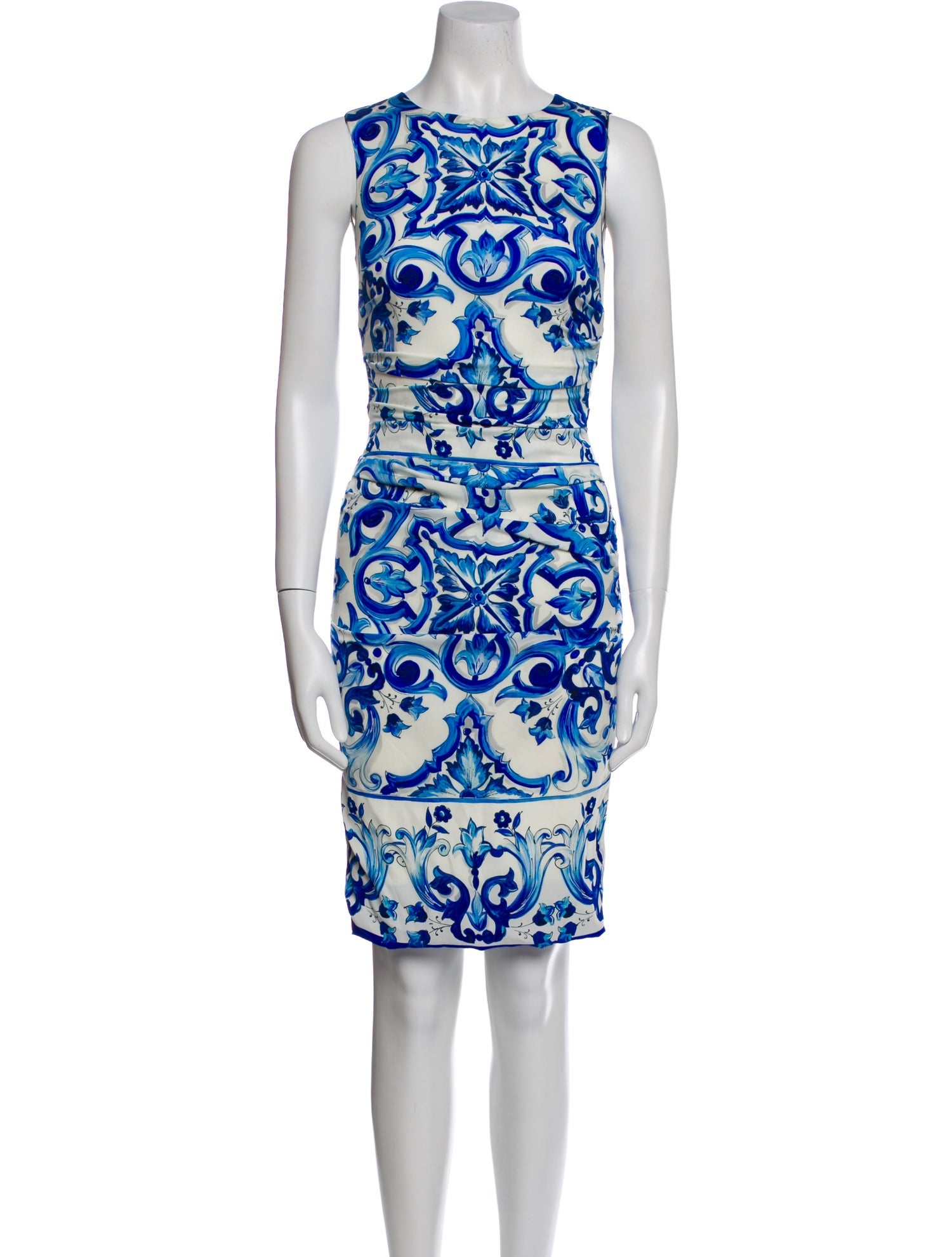 Dolce & Gabbana Silk Knee-Length Dress