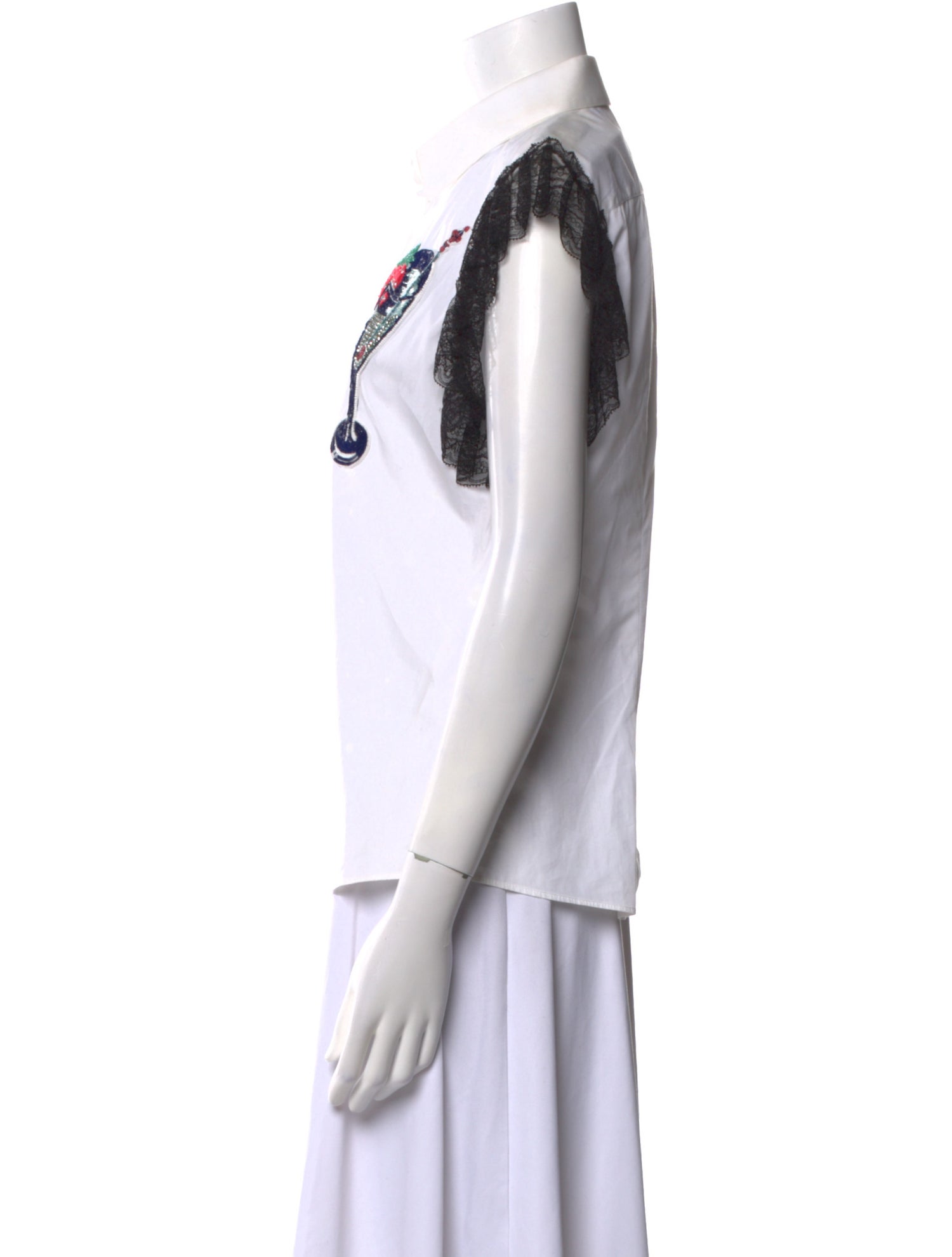 Dolce & Gabbana Short Sleeve Button-Up Top