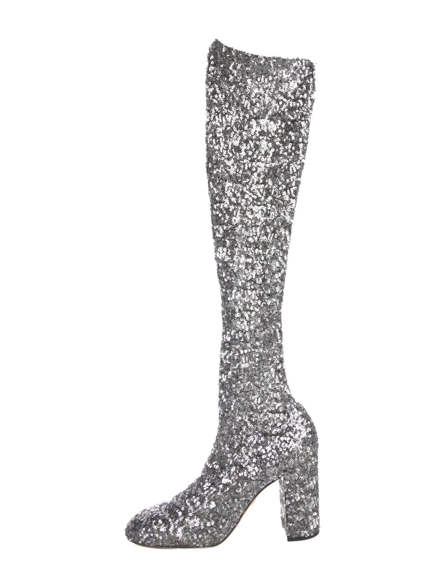 Dolce & Gabbana Sequins Sequin Embellishments Sock Boots