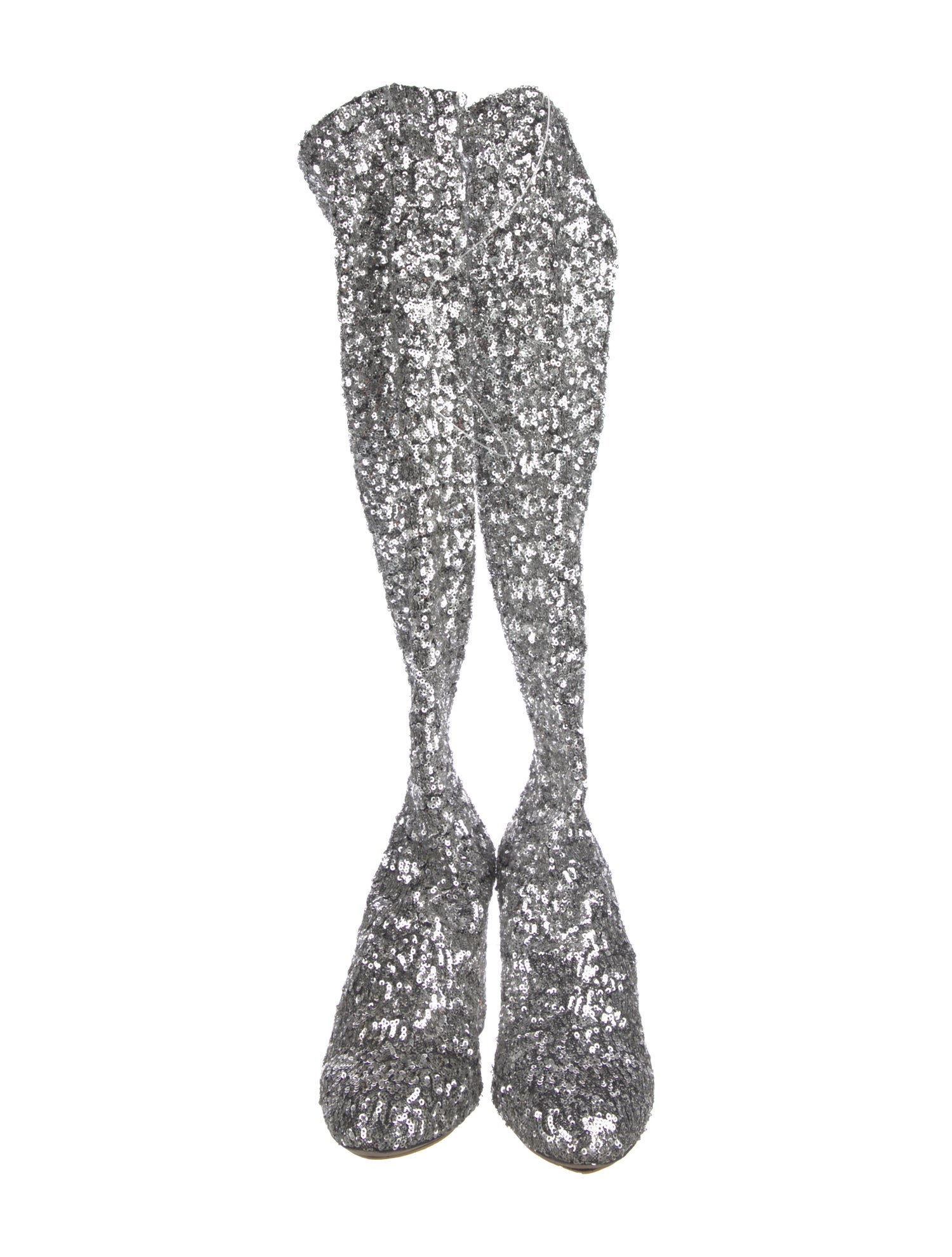 Dolce & Gabbana Sequins Sequin Embellishments Sock Boots