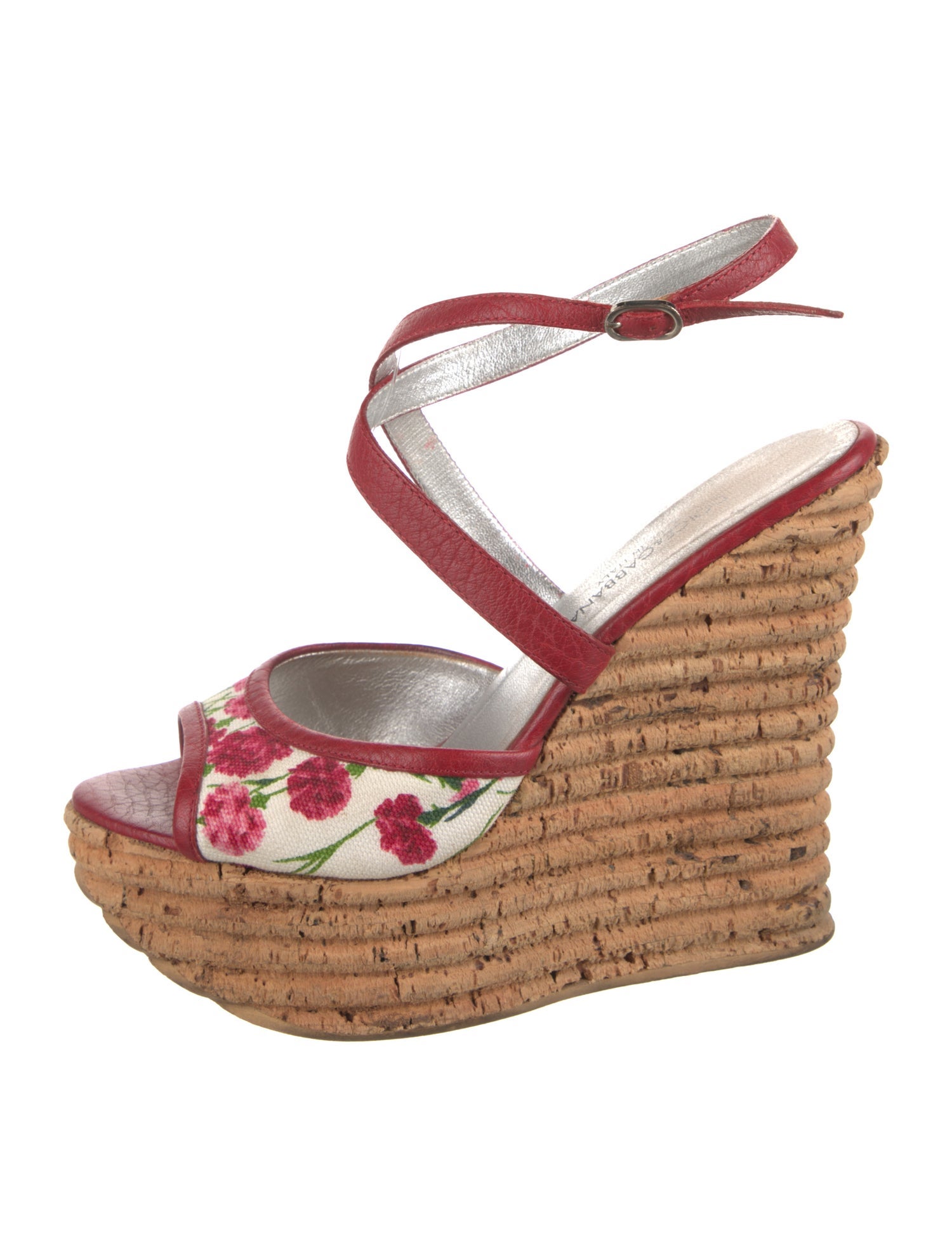 Dolce & Gabbana Canvas Printed Sandals